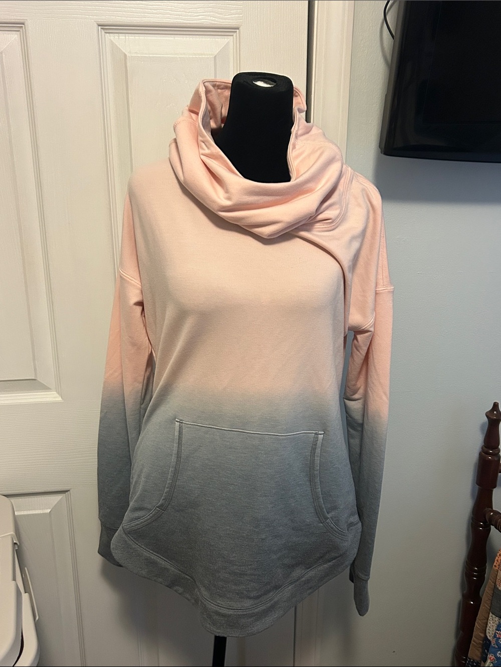 Callia Soft pink Cowl Neck Top small